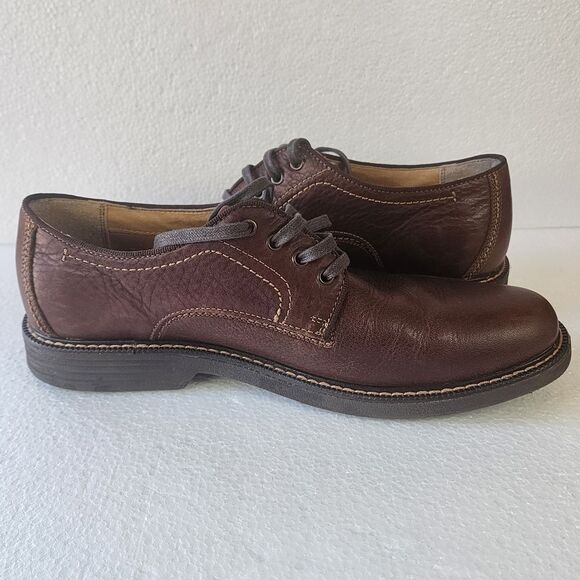 J.MURPHY by Johnston & Murphy Brown Leather Derby Dress Shoes - Classic Lace-Up main image 6
